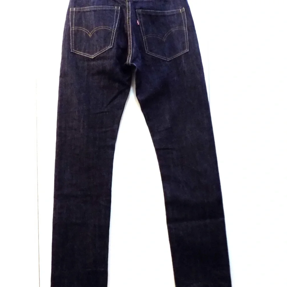 Vintage LVC 1960s LEVIS 505 0217 Big-E Redline Selvage Dark Indigo Jeans 31 x 34 - Picture 10 of 13